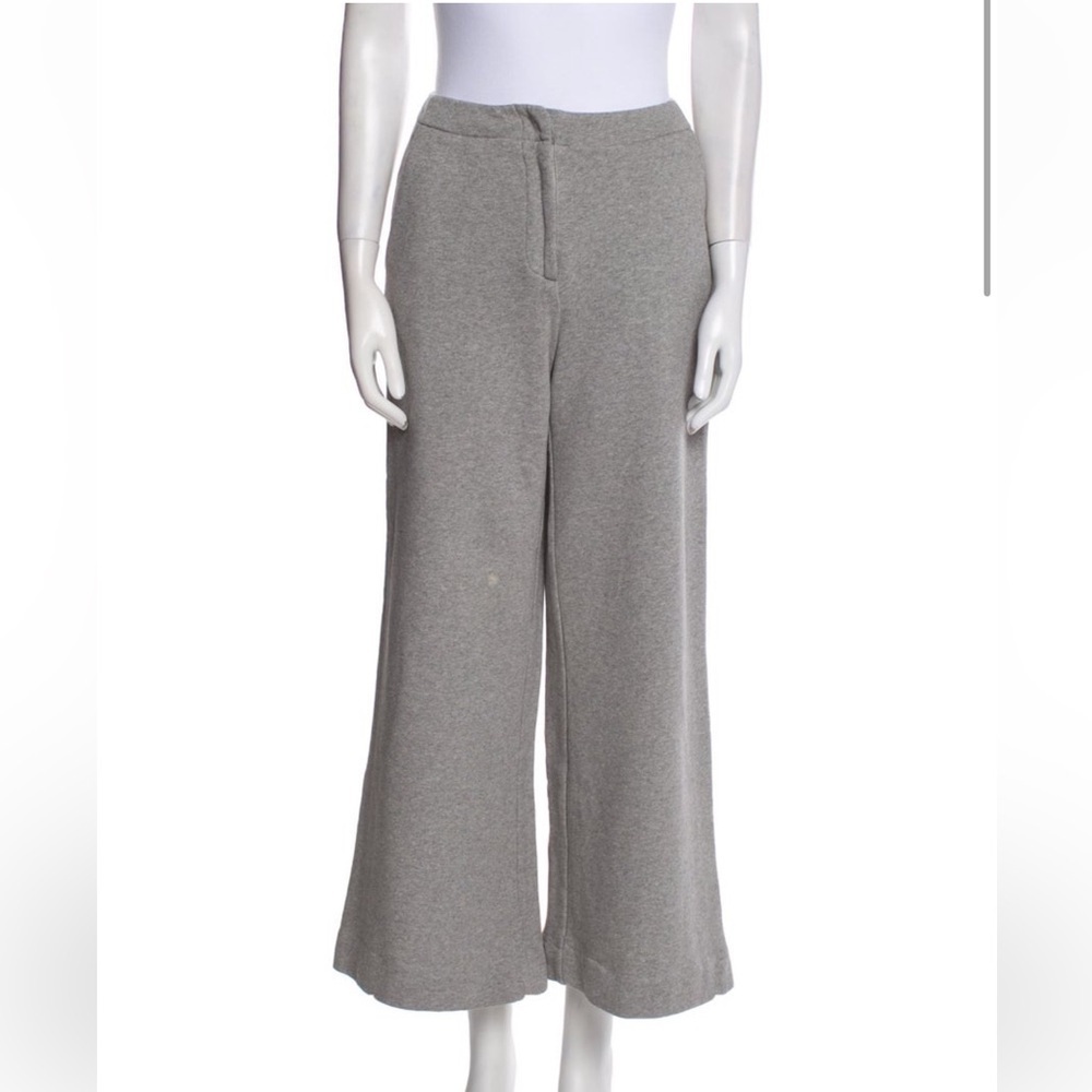 La Ligne / Gray Knit trouser jersey knit Wide Leg Pant 4